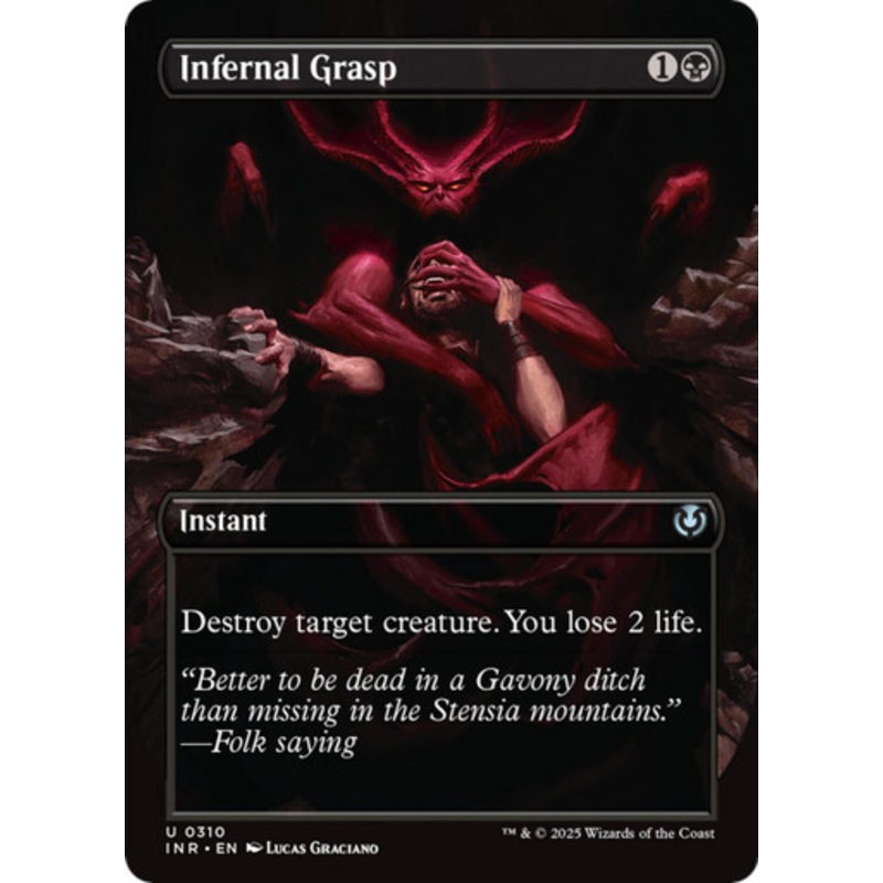 Infernal Grasp (Borderless Foil) | Innistrad Remastered