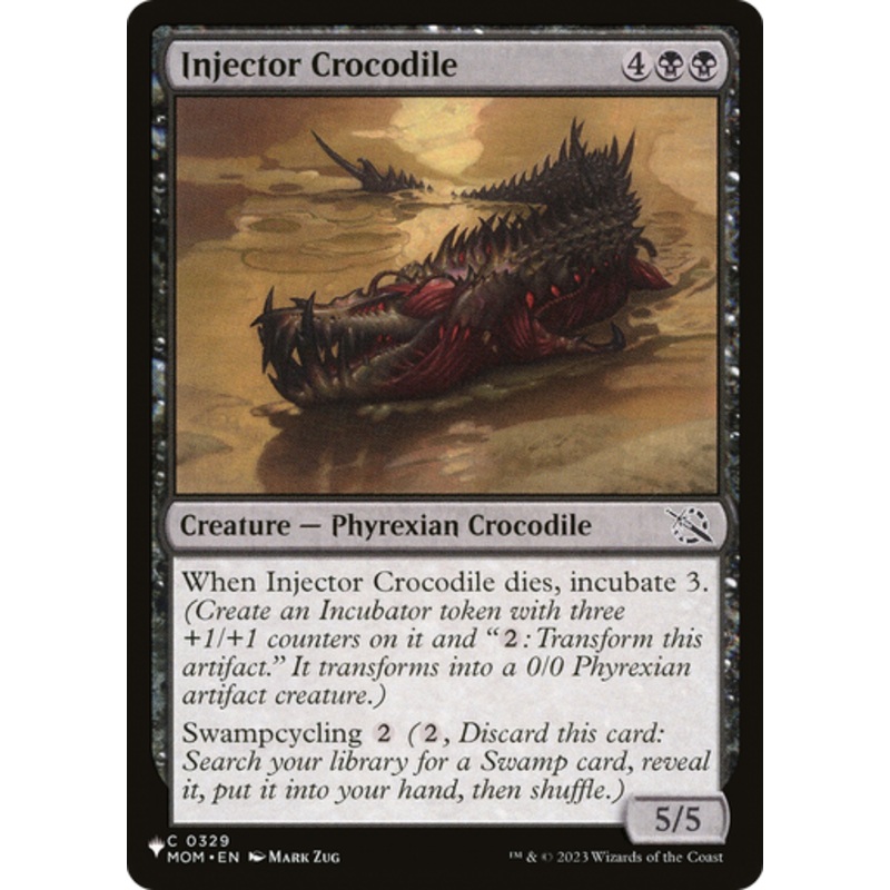 Injector Crocodile (The List Reprint) | March of the Machine