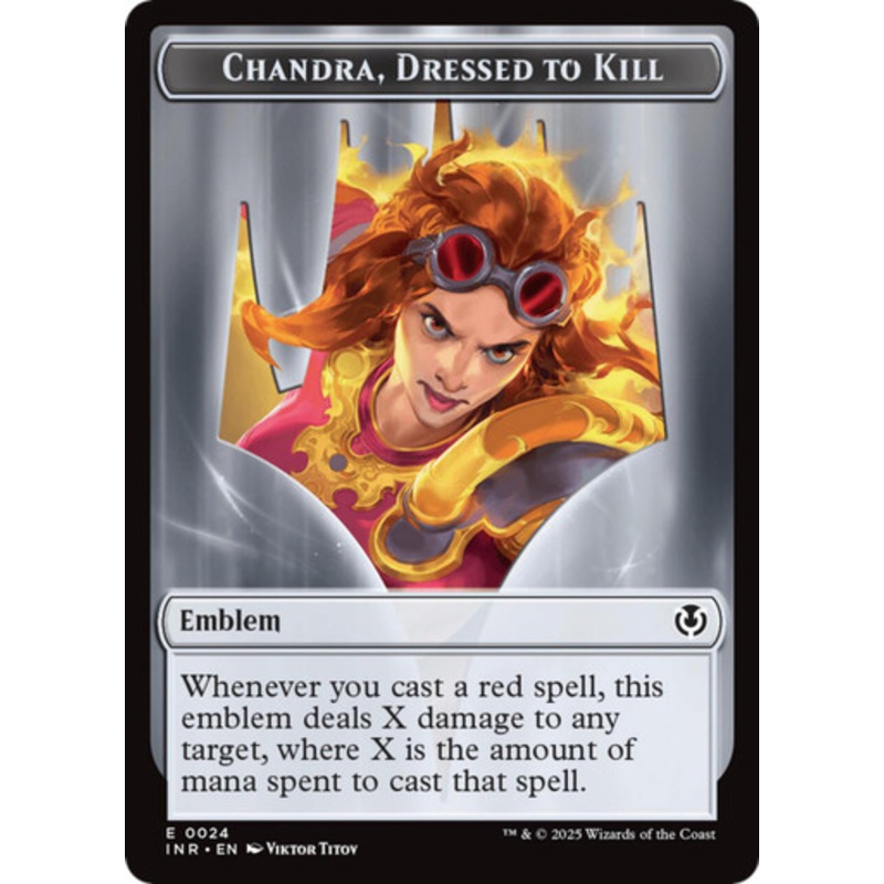 Innistrad Remastered - Chandra, Dressed to Kill Emblem | Innistrad Remastered