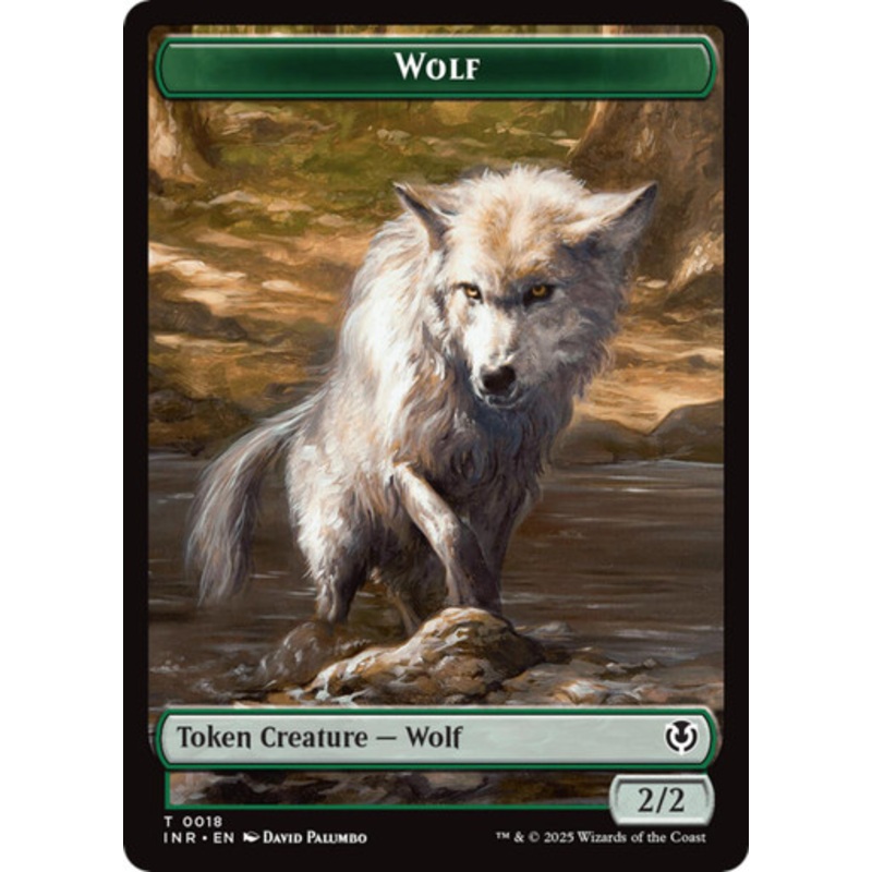 Innistrad Remastered - Wolf (#18) Token