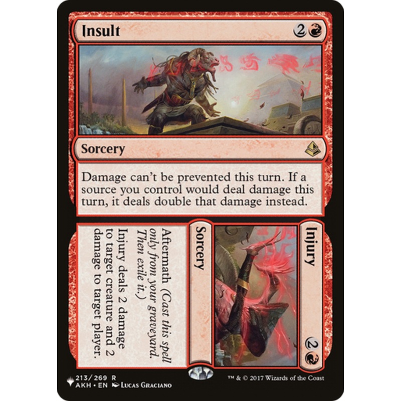 Insult // Injury (The List Reprint) | Amonkhet