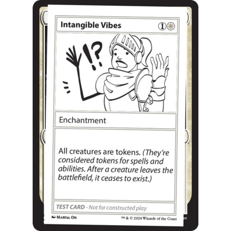 Intangible Vibes (Playtest Card - Mystery Booster 2) | Mystery Booster 2