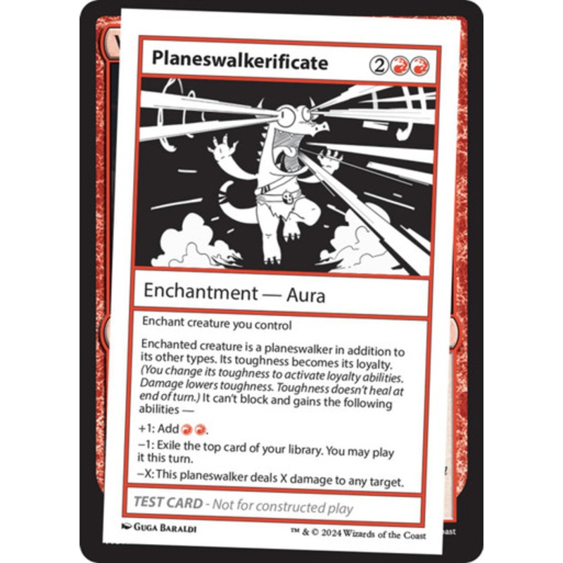 Planeswalkerificate (Playtest Card - Mystery Booster 2)