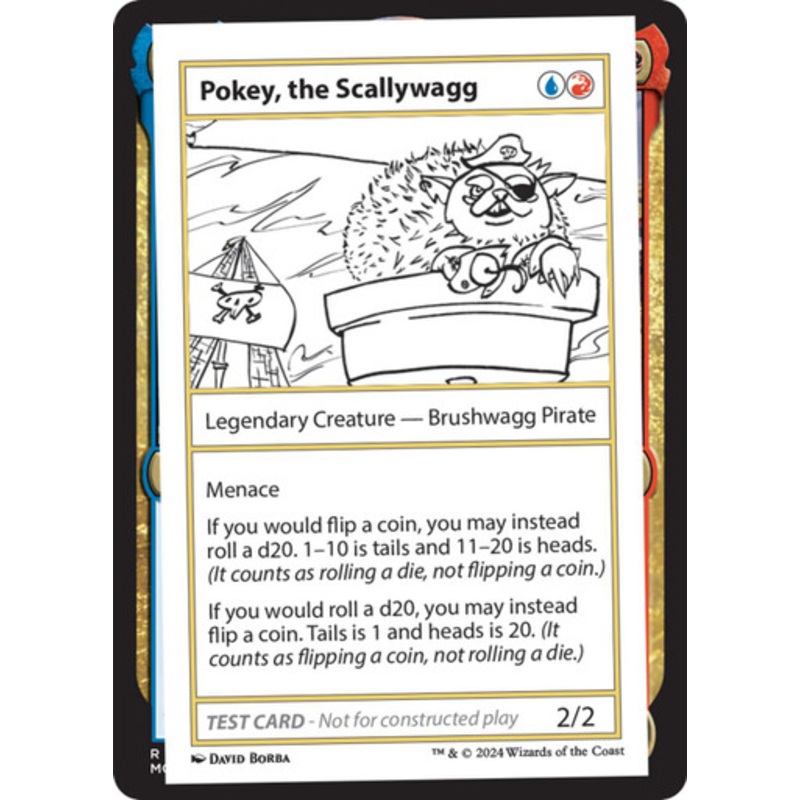 Pokey, the Scallywagg (Playtest Card - Mystery Booster 2) | Mystery Booster 2