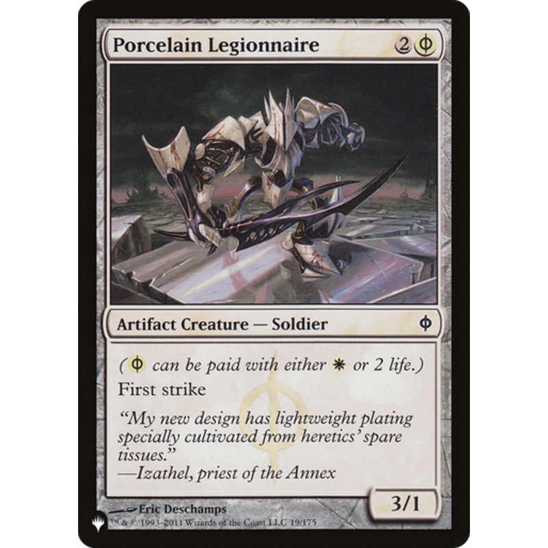 Porcelain Legionnaire (The List Reprint) | New Phyrexia