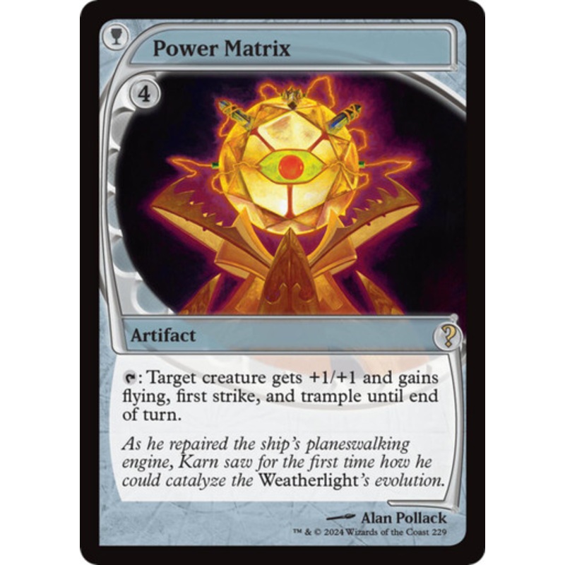 Power Matrix (Future Frame Foil) | Mystery Booster 2
