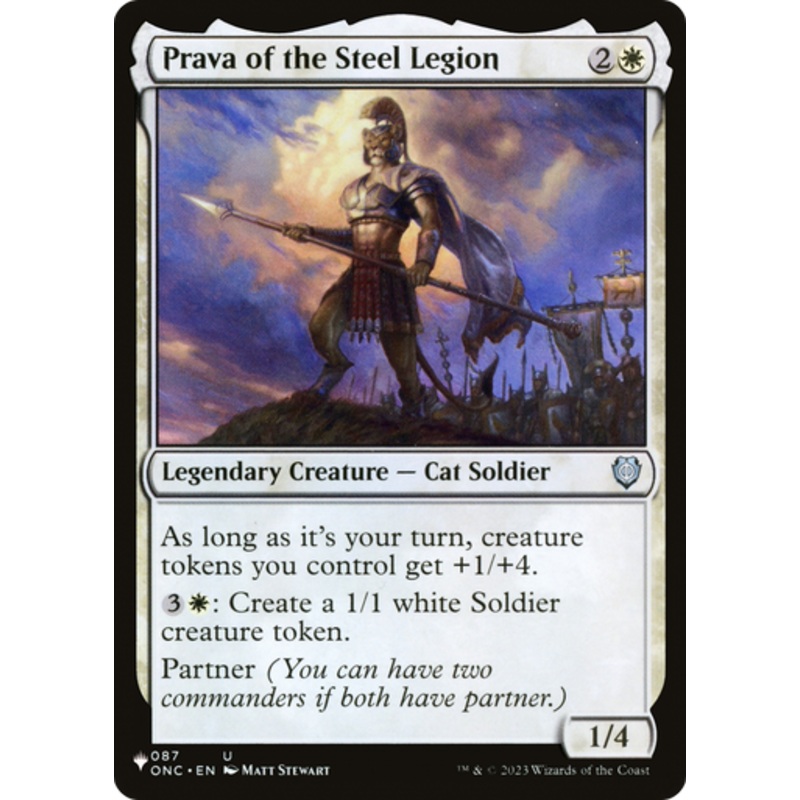 Prava of the Steel Legion (The List Reprint) | Phyrexia: All Will Be One Commander
