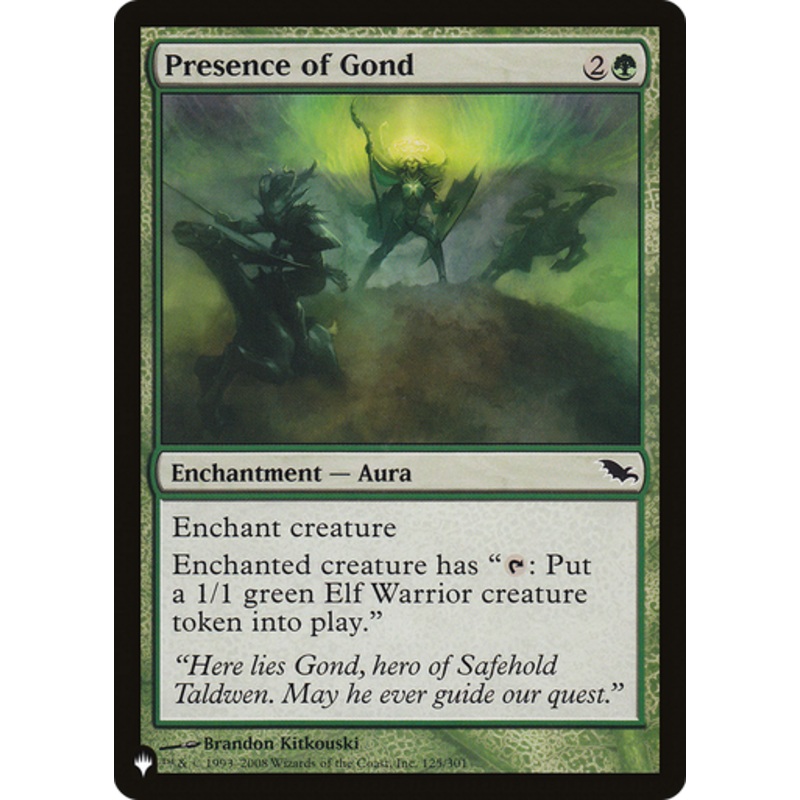 Presence of Gond (The List Reprint) | Shadowmoor