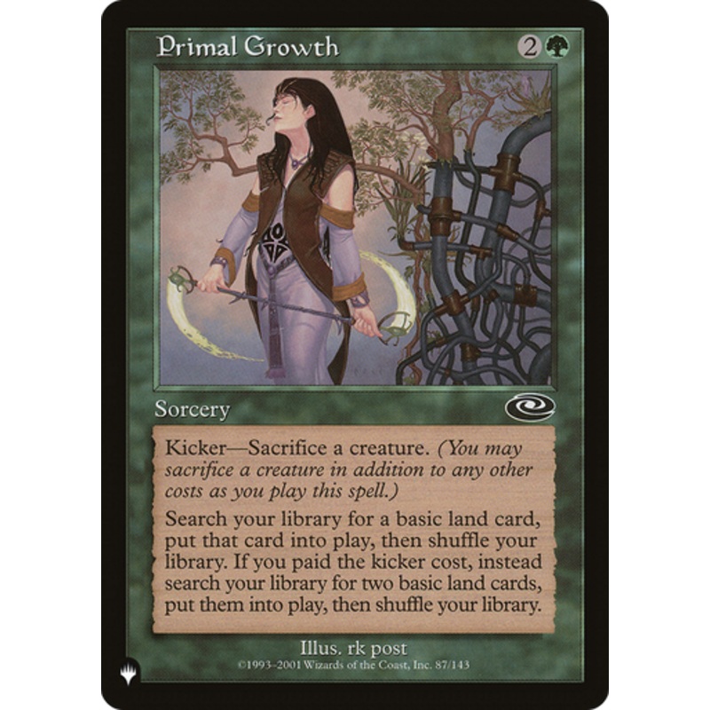 Primal Growth (The List Reprint) | Planeshift