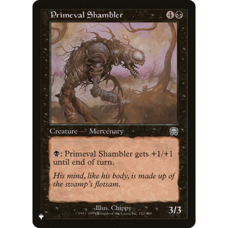 Primeval Shambler (The List Reprint) | Mercadian Masques