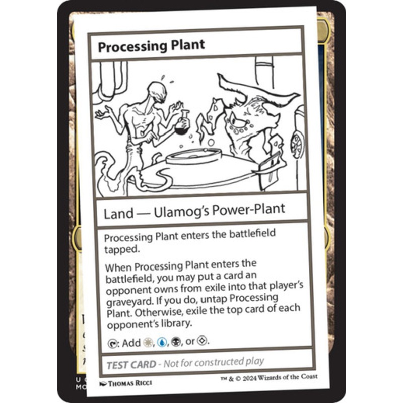 Processing Plant (Playtest Card - Mystery Booster 2) | Mystery Booster 2