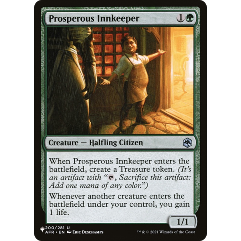 Prosperous Innkeeper (The List Reprint) | Adventures in the Forgotten Realms