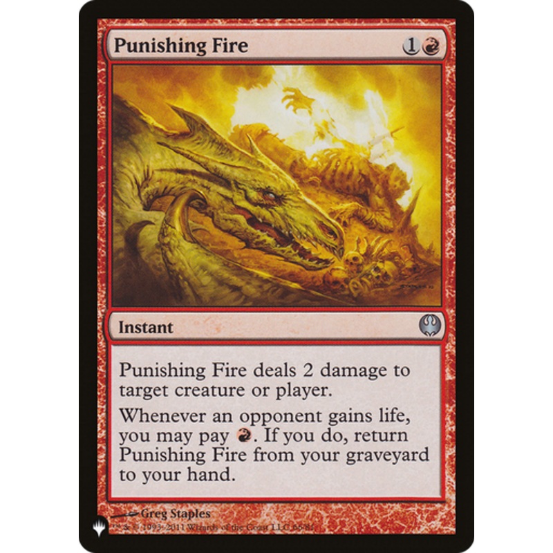 Punishing Fire (The List Reprint) | Duel Decks: Knights vs. Dragons