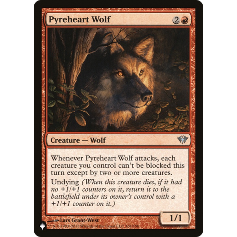 Pyreheart Wolf (The List Reprint) | Dark Ascension