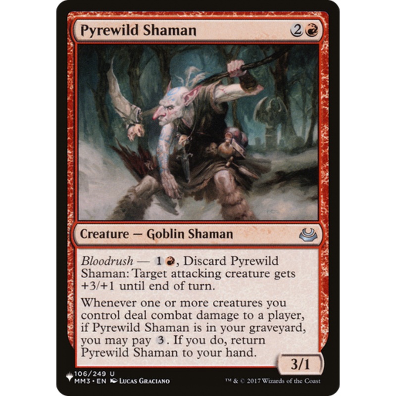 Pyrewild Shaman (The List Reprint) | Modern Masters 2017 Edition