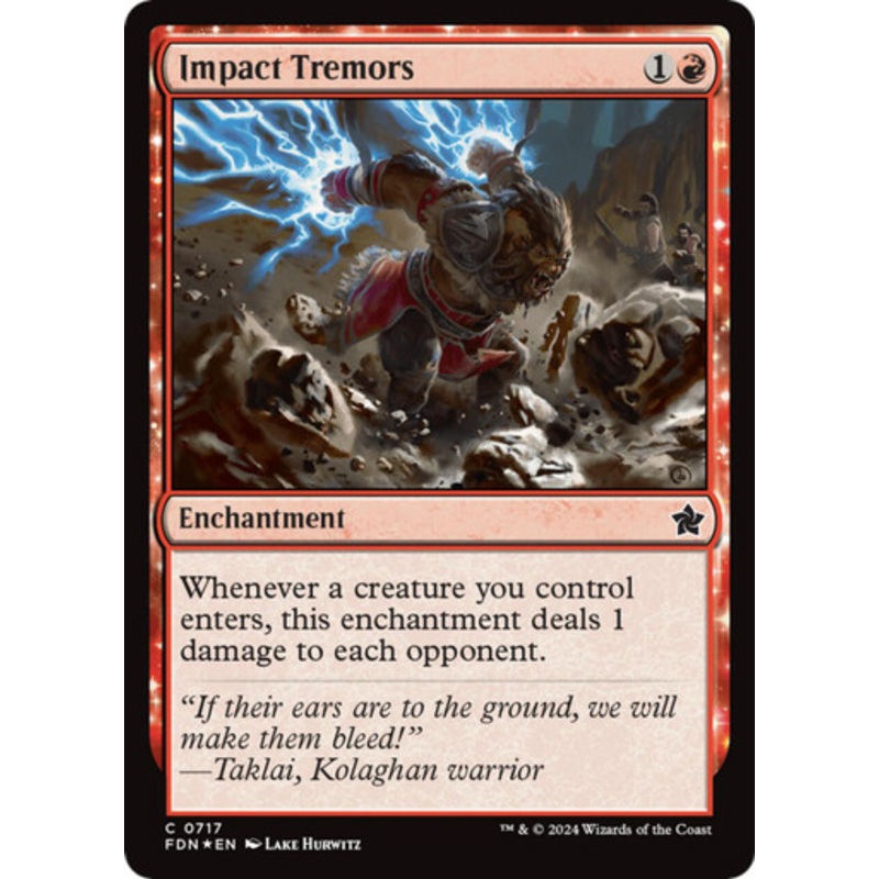Impact Tremors (Foil) | Foundations