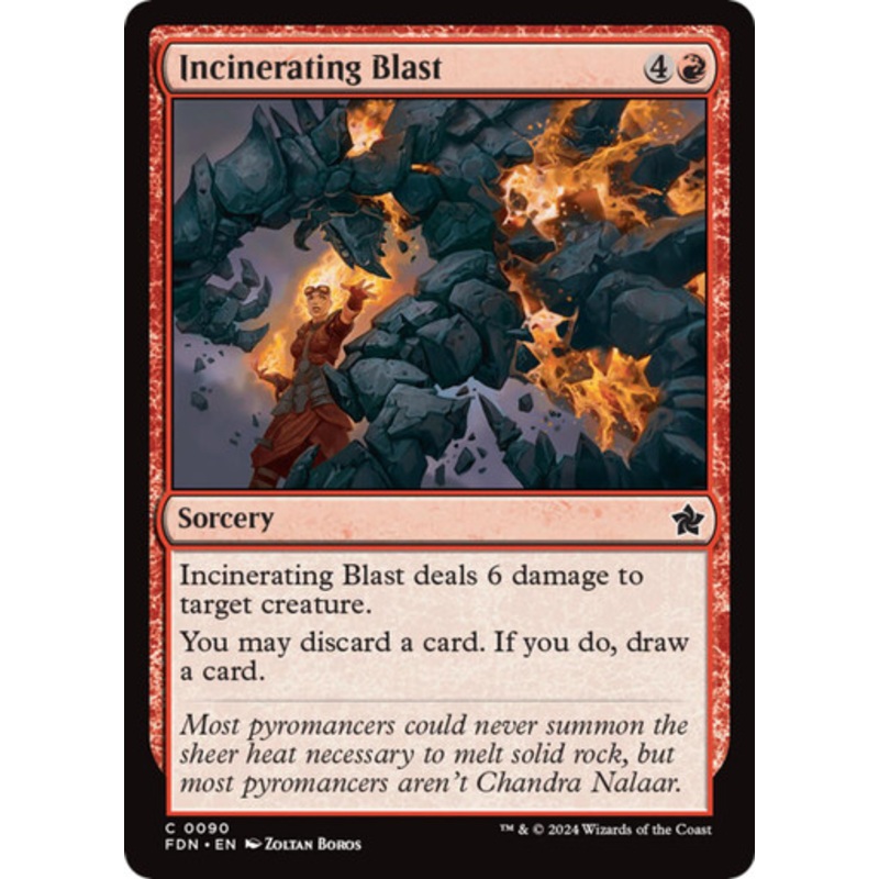 Incinerating Blast (Foil) | Foundations
