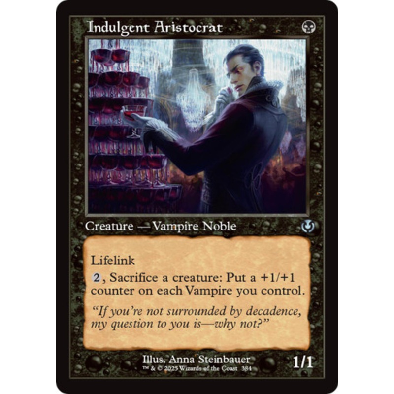 Indulgent Aristocrat (Retro Frame) | Innistrad Remastered