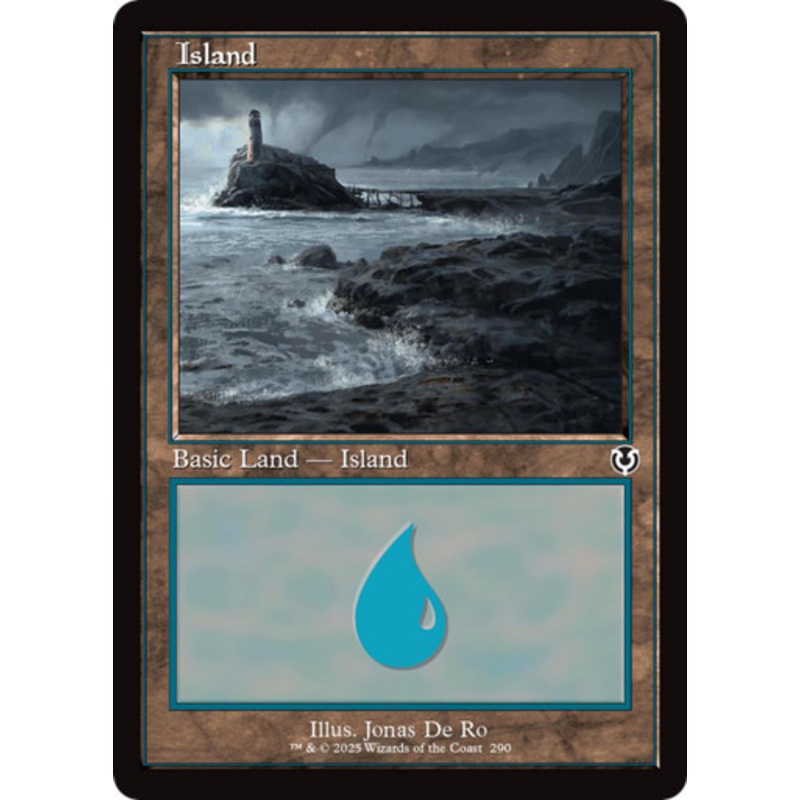 Island (#290) (Retro Frame) | Innistrad Remastered