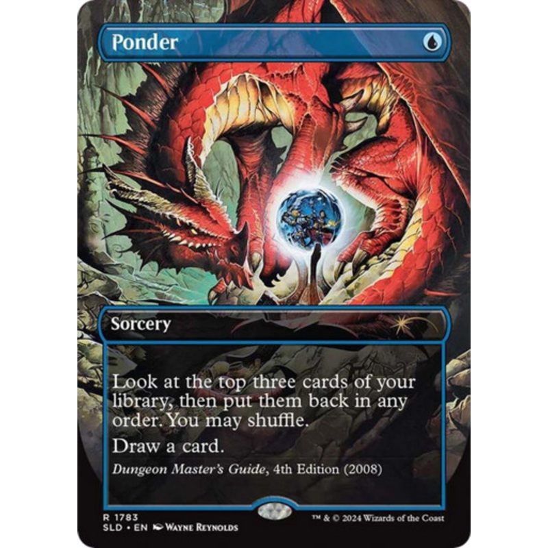 Ponder (Borderless Art) (Secret Lair - D&D: An Exhibition of Adventure) | Secret Lair Drops