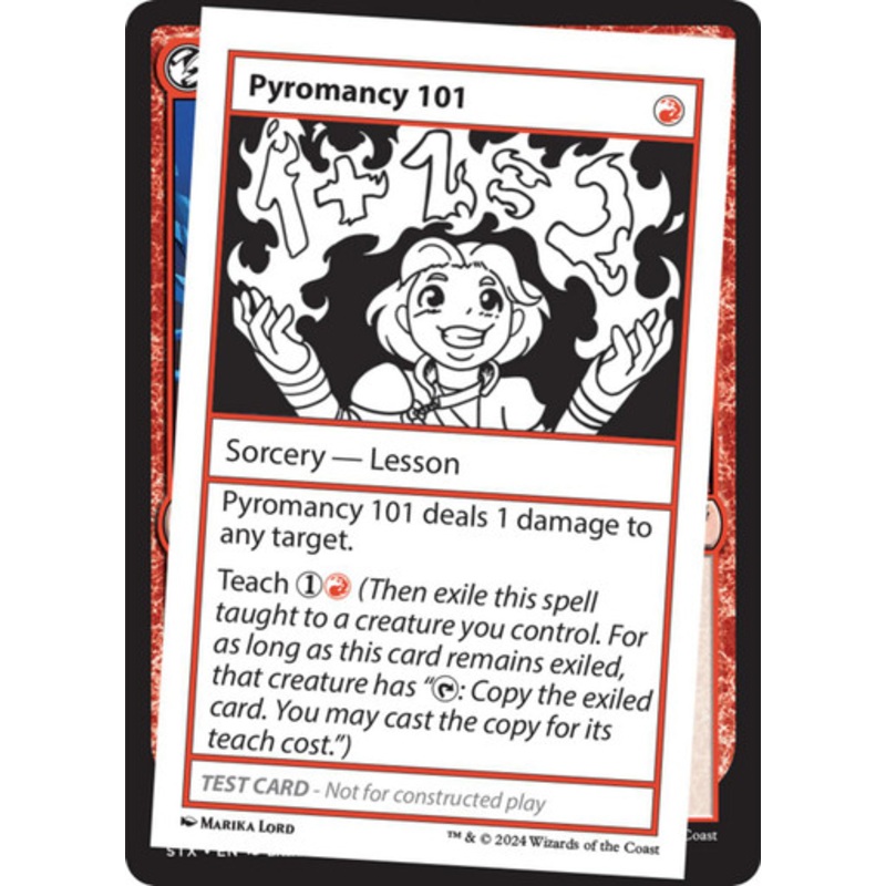 Pyromancy 101 (Playtest Card - Mystery Booster 2) | Mystery Booster 2
