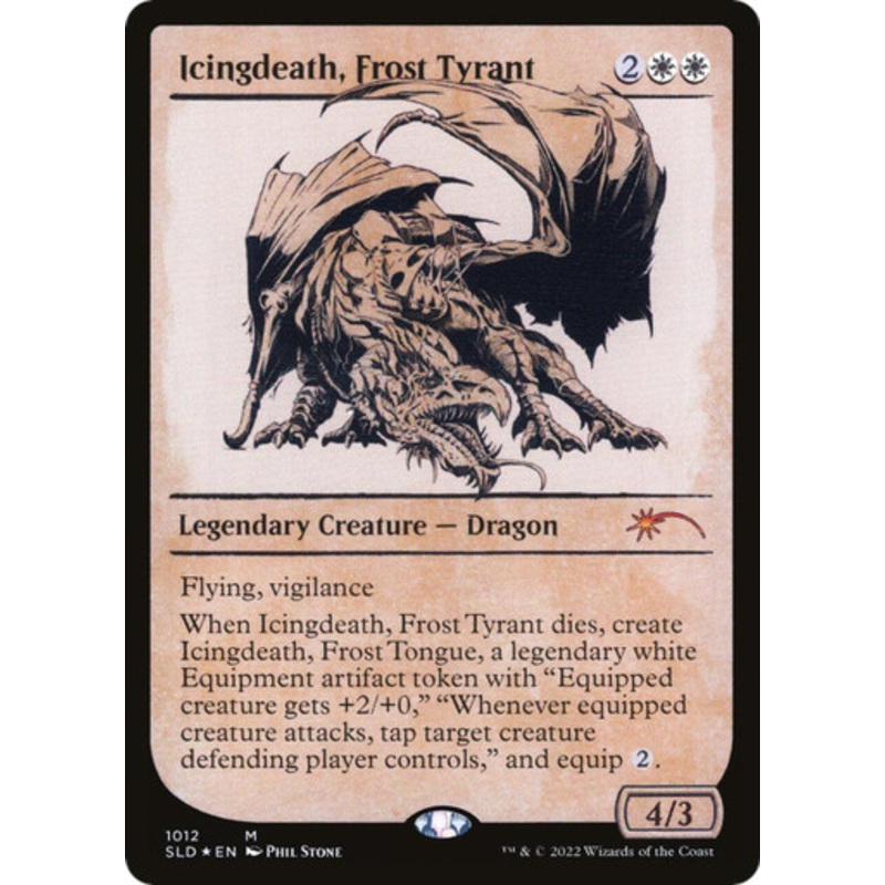 Icingdeath, Frost Tyrant (Foil) (Secret Lair - Here Be Dragons) | Secret Lair Drops