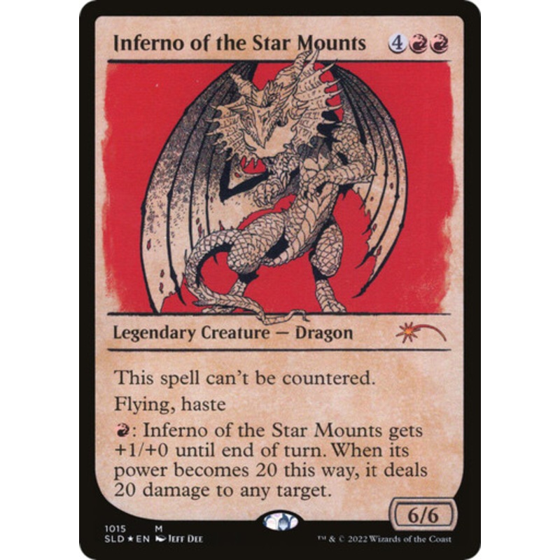 Inferno of the Star Mounts (Foil) (Secret Lair - Here Be Dragons) | Secret Lair Drops