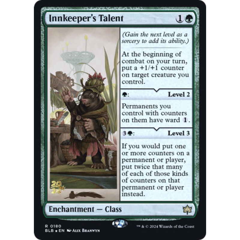 Innkeeper's Talent (Prerelease Foil) | Bloomburrow