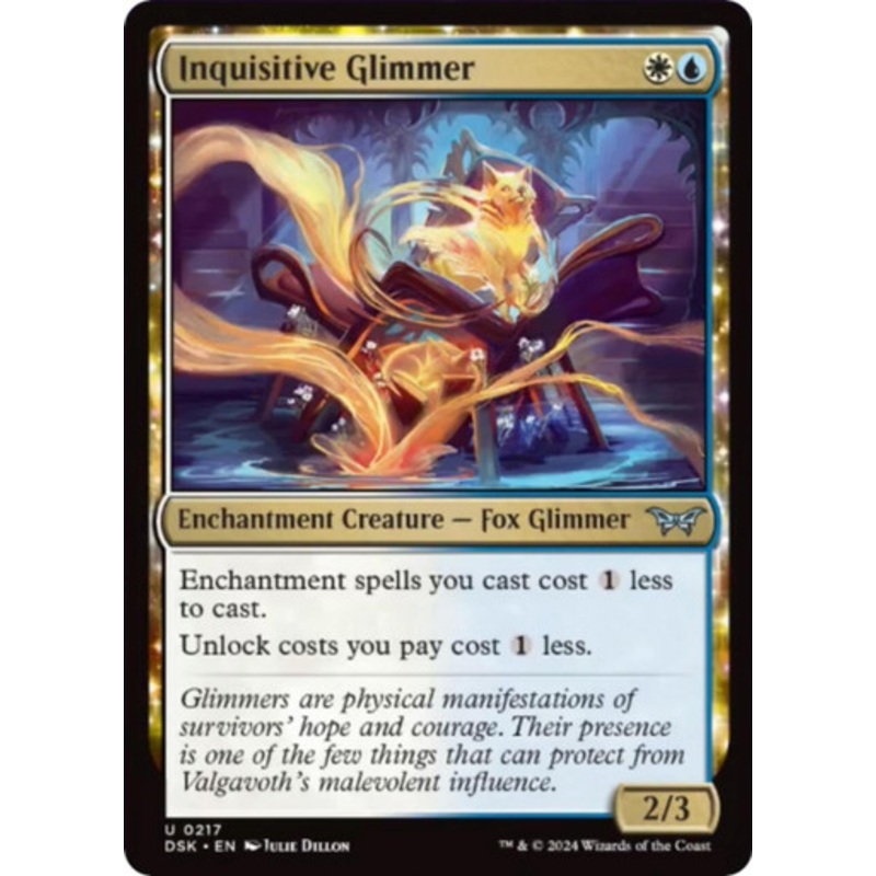 Inquisitive Glimmer (Foil) | Duskmourn: House of Horror