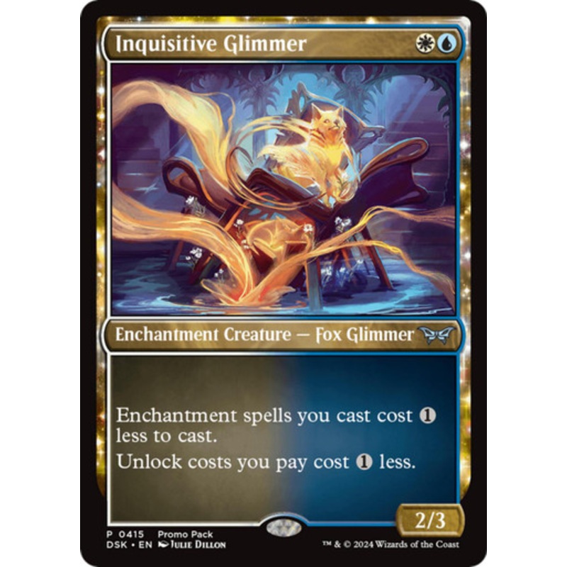 Inquisitive Glimmer (Promo Pack Non-foil) | Duskmourn: House of Horror