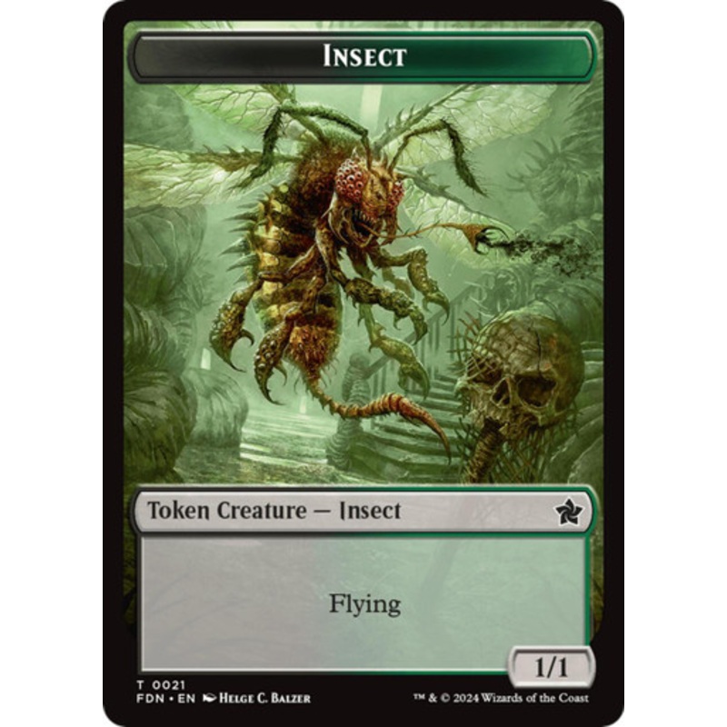 Insect Token (Foil) | Foundations