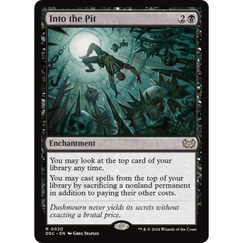 Into the Pit | Duskmourn: House of Horror Commander