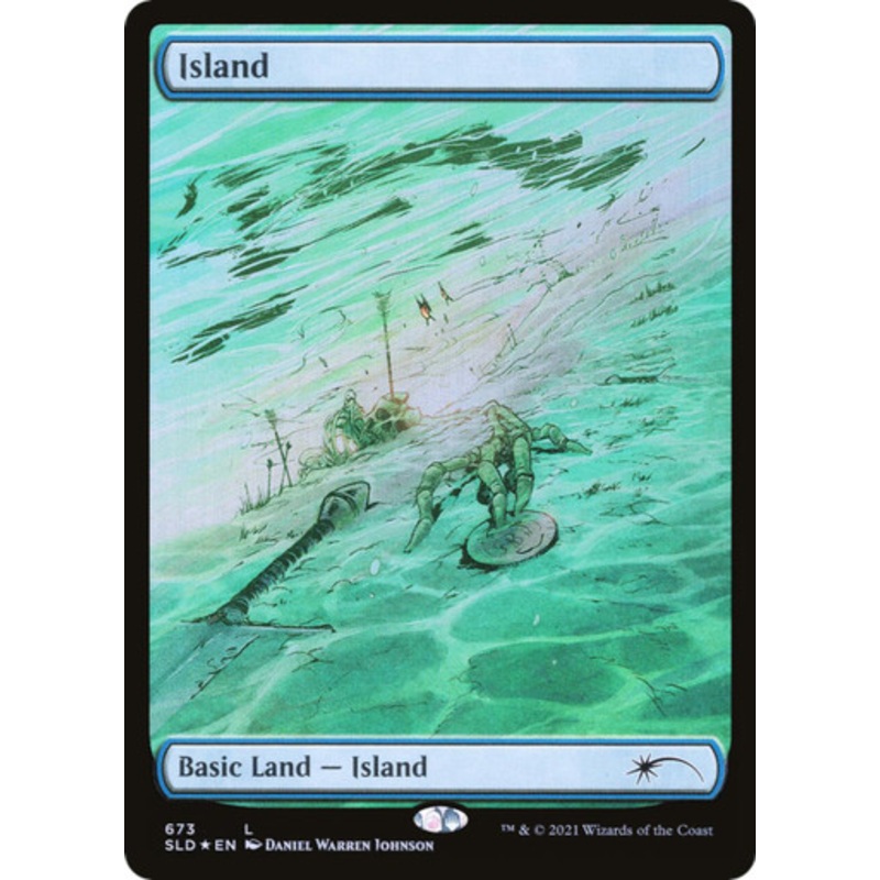 Island (Foil) (Secret Lair - Heads I Win, Tails You Lose) | Secret Lair Drops