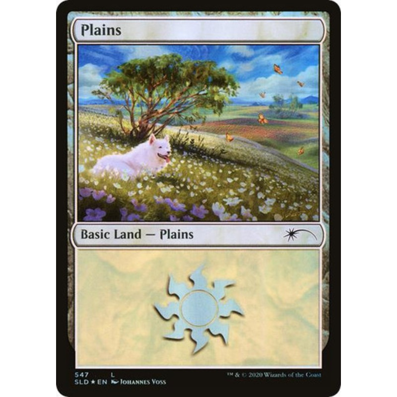 Plains (Dogs) (Foil) (Secret Lair - Jumpstart Lands) | Secret Lair Drops