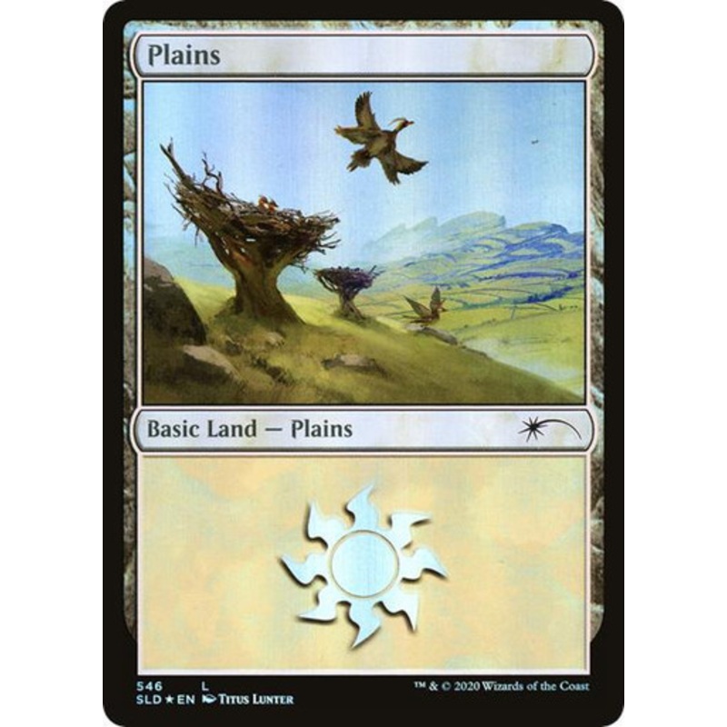 Plains (Feathered Friends) (Foil) (Secret Lair - Jumpstart Lands) | Secret Lair Drops