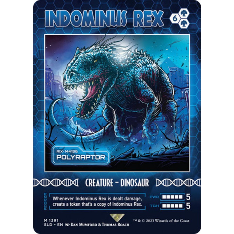 Polyraptor [Indominus Rex] (Foil) (Secret Lair - Jurassic World: Life Breaks Free) | Secret Lair Drops