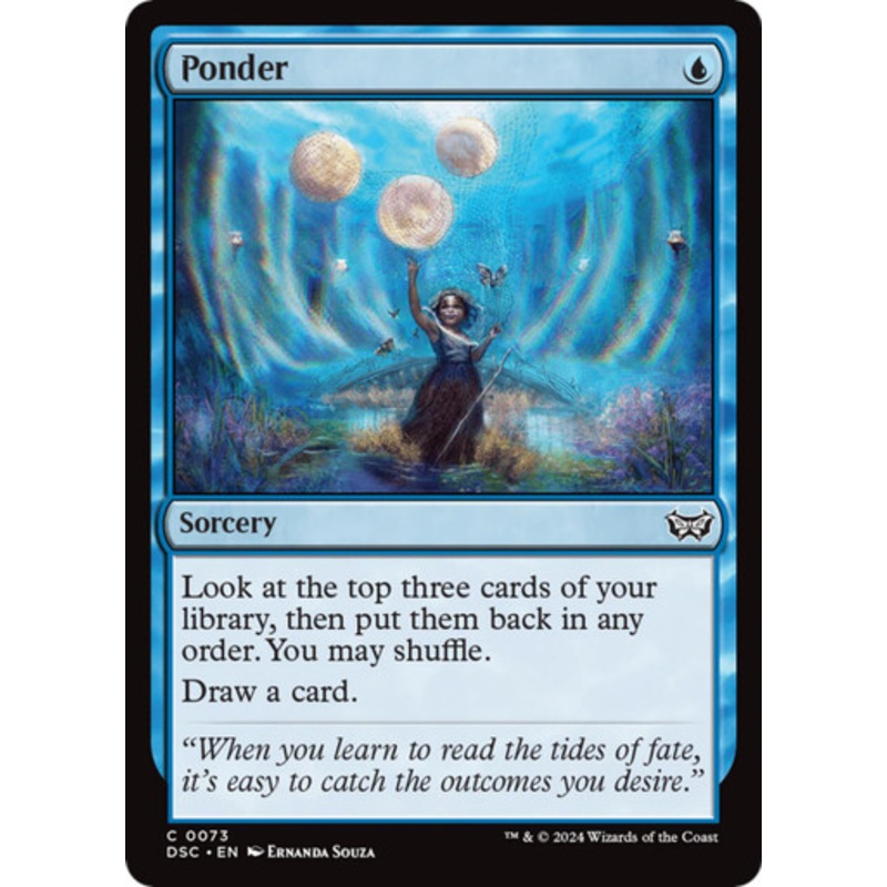 Ponder | Duskmourn: House of Horror Commander