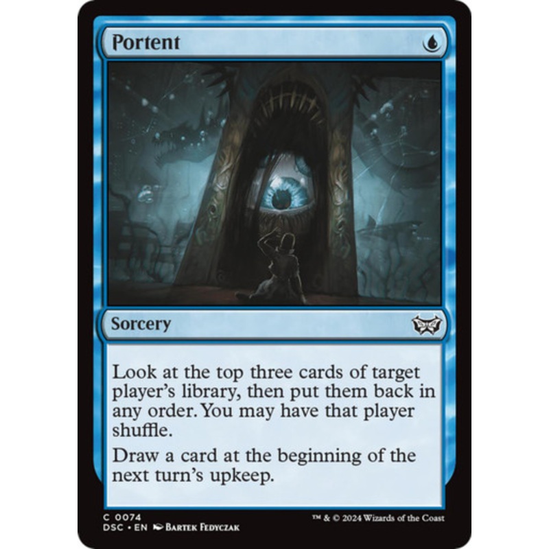 Portent | Duskmourn: House of Horror Commander
