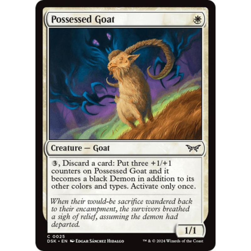 Possessed Goat | Duskmourn: House of Horror