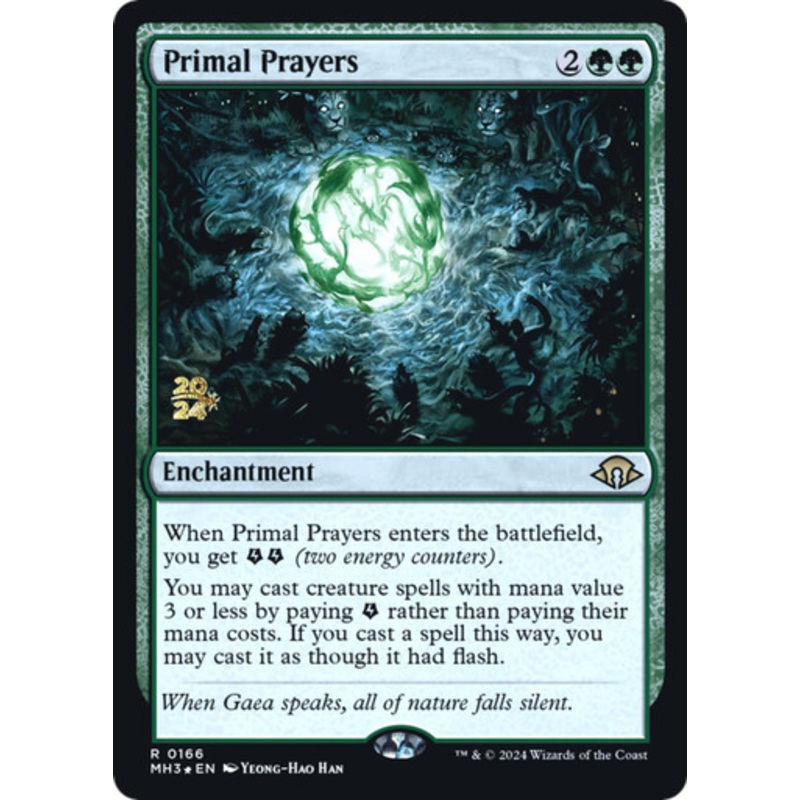 Primal Prayers (Prerelease Foil) | Modern Horizons 3