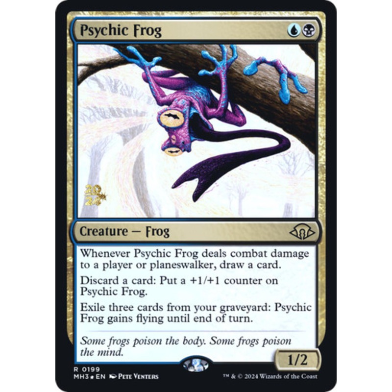 Psychic Frog (Prerelease Foil) | Modern Horizons 3