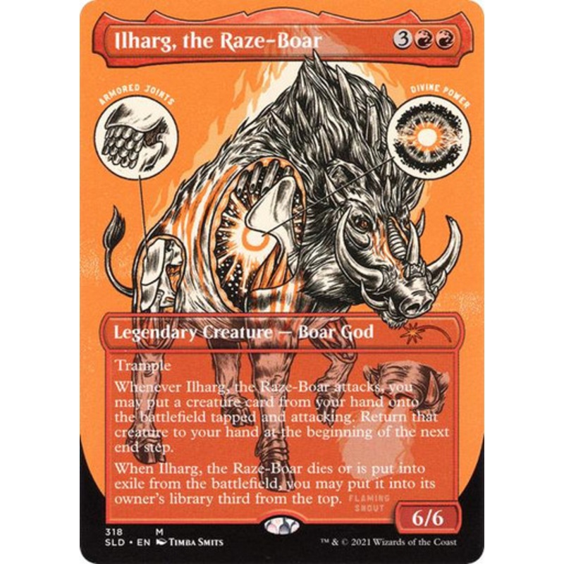 Ilharg, the Raze-Boar (Secret Lair - Monster Anatomy 101) | Secret Lair Drops