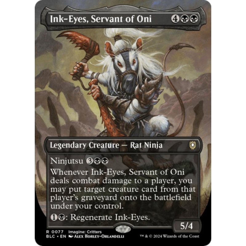 Ink-Eyes, Servant of Oni (Borderless Art)