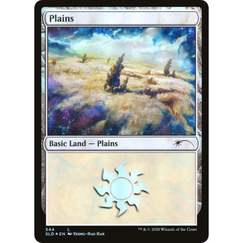 Plains (Enchanted) (Foil) (Secret Lair - Jumpstart Lands) | Secret Lair Drops