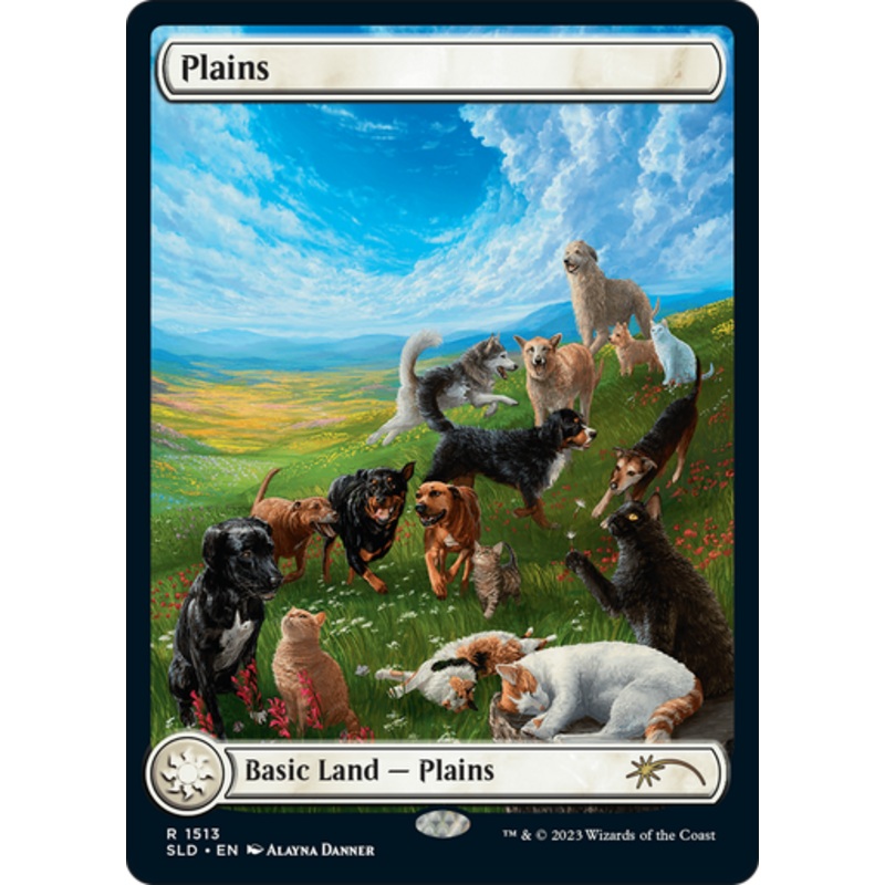 Plains (Foil) (Raining Cats and Dogs) | Secret Lair Drops