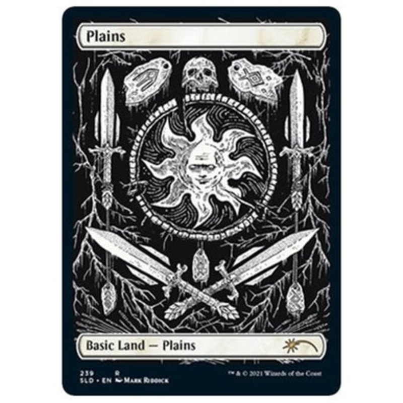 Plains (Secret Lair - Brutal Basic Lands)