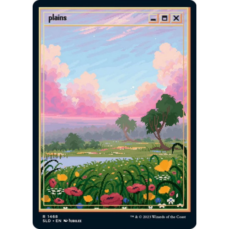 Plains (Secret Lair - PixelLands_v02.jpg) | Secret Lair Drops