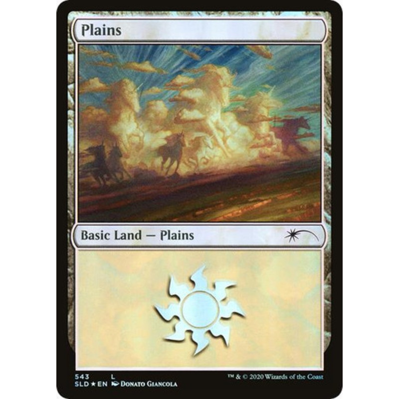 Plains (Unicorn) (Foil) (Secret Lair - Jumpstart Lands) | Secret Lair Drops