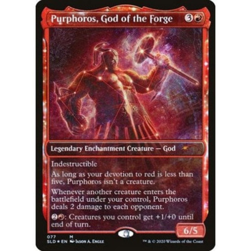 Purphoros, God of the Forge (Foil) (Secret Lair - Theros Stargazing) | Secret Lair Drops