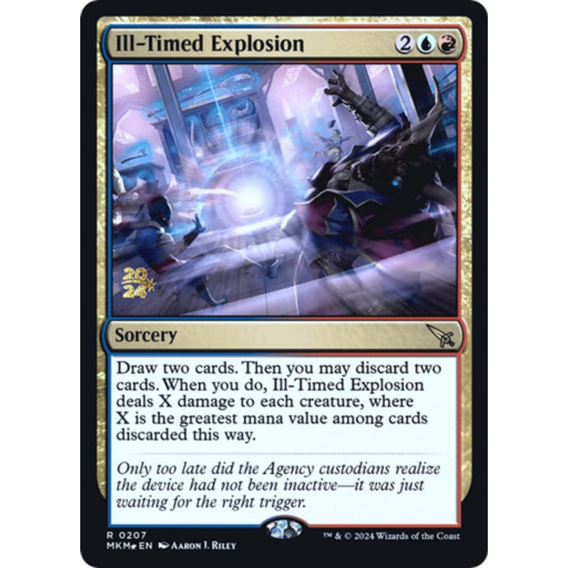 Ill-Timed Explosion (Prerelease Foil) | Murders at Karlov Manor